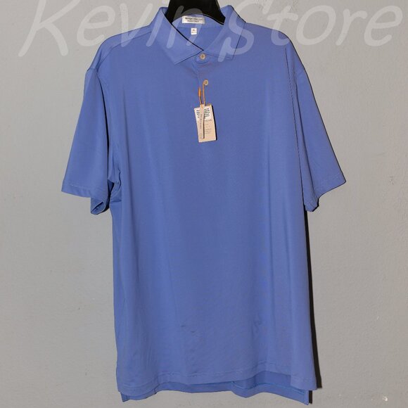 Peter Millar Crown Sport Men's Solid Performance Jersey‎ Polo - Picture 1 of 4